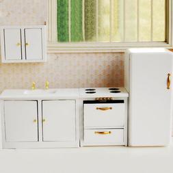 1/12 Scale Dollhouse Miniature Furniture Pure White Small Ki
