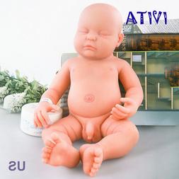 IVITA 18.5'' Full Body Soft Silicone Reborn Baby BOY Real Do
