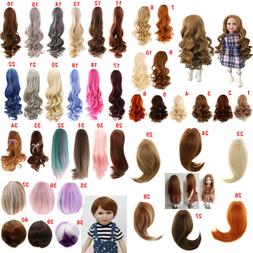 Diy Wigs Wavy / Straight Hair For Ag American Doll Doll Diy 
