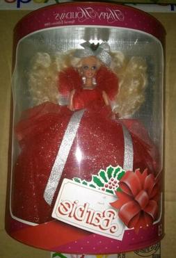 1988 Happy Holidays Barbie Doll Special Edition Red UNOPENED