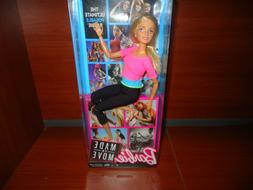 2016 Barbie Doll Made to Move Blonde Posable Pink Top