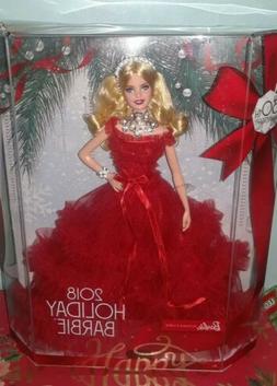 Barbie 2018 Collector Holiday Barbie Doll. By Mattel. Damage