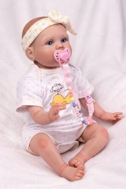 Lifelike Newborn Silicone Vinyl Boy Doll Xmas Gifts Usa