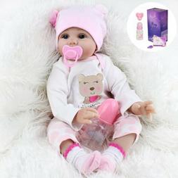 Realistic Vinyl Silicone Newborn Girl Doll Handmade Gifts