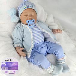 Silicone Vinyl Real Lifelike Newborn Girl Toddler Doll Us