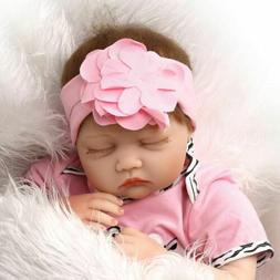 Vinyl Silicone Handmade Newborn Girl Doll Lifelike Gifts