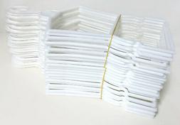 24 White Plastic Outfit Hangers made for 18" American Girl D