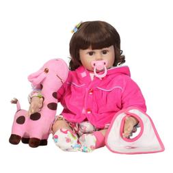 50cm Life Size Realistic Vinyl Newborn Baby Doll with Clothe