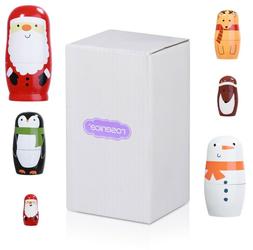 Set Hand Painted Xmas