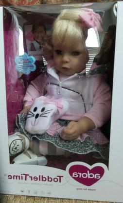 Adora Toddler The Cat's Meow 20" Girl Weighted Doll Gift Set