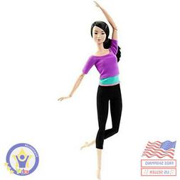 Barbie Made to Move Barbie Doll, Purple Top 