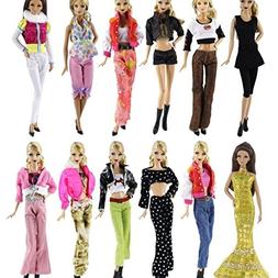 BARWA Lot 20 Items 10 Set Fashion Handmade Clothes Outfit 10
