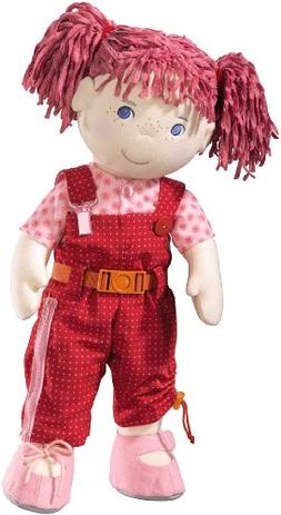 HABA Lilli Dress-up Activity Soft Doll 20 inch with Pink Hai