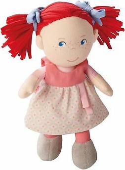HABA Soft Doll Mirli 8" - First Baby Doll with Red Pigtails 
