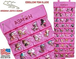 HOME4 Hanging Toy Storage Organizer - 40 Clear View Pockets 
