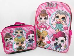 L.O.L. Surprise lol Girls School Book bag Backpack Lunch Box