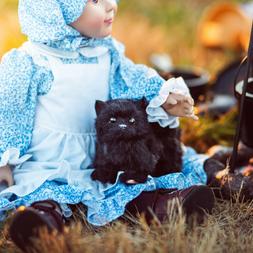 The Queen's Treasures AWSOM Pets! Black Kitty Sized Your 18 
