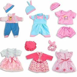 ARTST Doll Clothes,12 inch Baby Doll ClothesInclude 4 Hats +