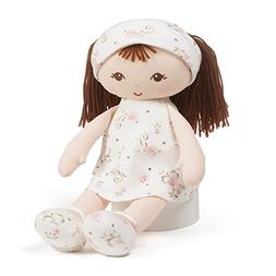 Baby GUND x Little Me Brunette Stuffed Plush Doll Toy, 13"