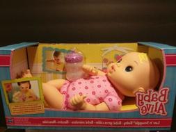 Baby Alive Luv 'n Snuggle Blond Doll NEW With Bottle Hasbro