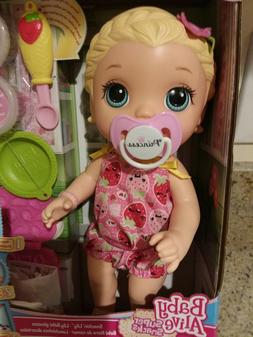 BABY ALIVE SNACKIN LILY SUPER SNACKS BLONDE NEW IN BOX SHIPS