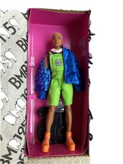 Barbie BMR1959 Ken Doll Neon Overalls & Puffer Jacket Made t