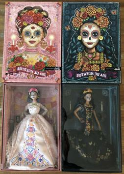 Barbie Dia De Los Muertos 2019 Black 2020 Pink Bundle Set of