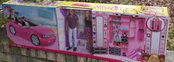 Barbie Dress Up & Go Includes Barbie Ken Ultimate Closet & G