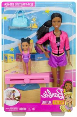 & Playset With Brunette Coach Barbie Doll, Brunett