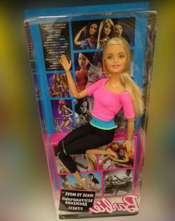 Barbie Made to Move Fitness Pink Top - Ultra Flexible Articu