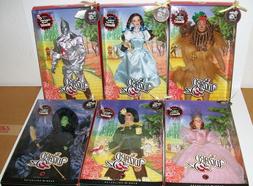 BARBIE, SET OF 6 WIZARD OF OZ DOLLS, 50TH ANNIVERSARY, 2008,