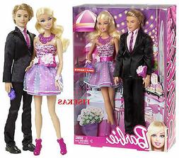 Barbie Stepping Out Prom Date Night Ken and Barbie 2 doll se