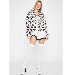 Kill Pink Fur Prissy Instincts Fur Jacket, Small