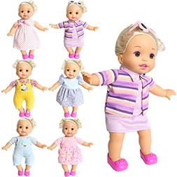 BOBO clothes Set of 6 For 12-14-16 Inch Alive Lovely Baby Do