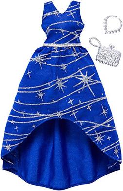 Barbie Complete Looks Navy Silver Sparkle Gown Fashion Pack
