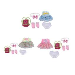 Cute Baby Doll Clothes Bag Set for 25cm Mellchan Doll 9-11in