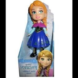 Disney Mini Toddler Princess Anna Doll - RARE Dark Blue Dres