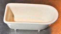 House Plain White Porcelain Bath Tub Miniature Usa