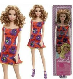 Mattel Flower Dress Barbie Doll Brunette. FREE SHIPPING & De