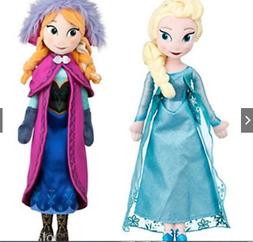 Frozen 20" inches Elsa And Anna Plush Soft Doll - BRAND NEW 