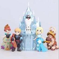 Frozen Elsa Anna Olaf Playset 6 Figure Cake Topper *FAST SHI