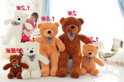 Giant HugeTeddy Bear Soft Plush Toys Stuffed Doll Birthday G
