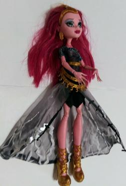 Monster High Gigi the Genie doll, dress, gold earrings, gold