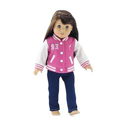 18 Inch Doll Clothes | Gorgeous Varsity School Jacket Basics