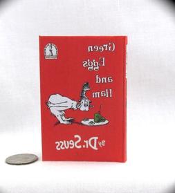 GREEN EGGS AND HAM Book in 1:3 Scale Readable Book American 