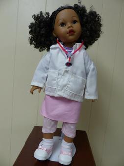 HANDMADE GIRL DOCTOR OUTFIT FITS 18" AMERICAN GIRL DOLLS !!!