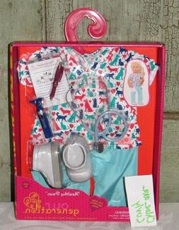 Our Generation HEALTHY PAWS Vet Pet DOCTOR outfit set Americ