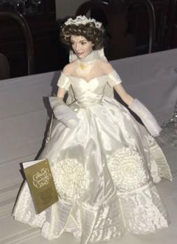 Jackie Kennedy The Franklin Mint Heirloom 16" Porcelain Brid