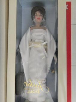 Franklin Mint Jackie O Kennedy First Lady Doll White Satin G