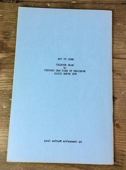 Jeannette Murfee Orsi HEAD TO TOE Blue Booklet of Fashions t